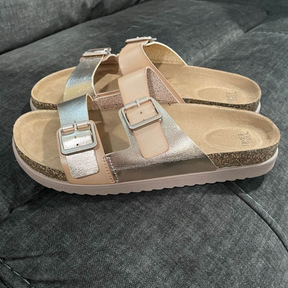 Platform Footbed Slides